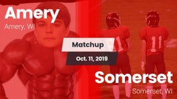 Matchup: Amery vs. Somerset  2019