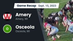 Recap: Amery  vs. Osceola  2023