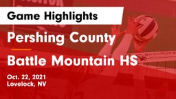 Pershing County  vs Battle Mountain HS Game Highlights - Oct. 22, 2021