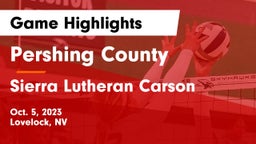 Pershing County  vs Sierra Lutheran Carson Game Highlights - Oct. 5, 2023
