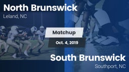 Matchup: North Brunswick vs. South Brunswick  2019