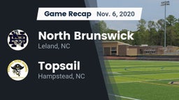 Recap: North Brunswick  vs. Topsail  2020