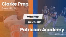 Matchup: Clarke Prep vs. Patrician Academy  2017