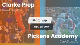 Matchup: Clarke Prep vs. Pickens Academy  2017