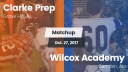 Matchup: Clarke Prep vs. Wilcox Academy  2017