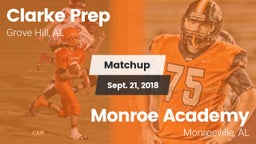 Matchup: Clarke Prep vs. Monroe Academy  2018