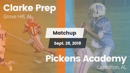 Matchup: Clarke Prep vs. Pickens Academy  2018
