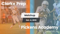 Matchup: Clarke Prep vs. Pickens Academy  2019