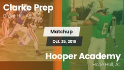 Matchup: Clarke Prep vs. Hooper Academy  2019