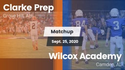 Matchup: Clarke Prep vs. Wilcox Academy  2020