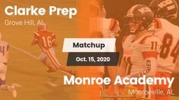 Matchup: Clarke Prep vs. Monroe Academy  2020