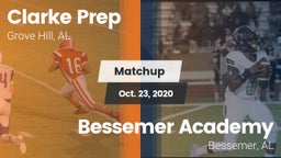 Matchup: Clarke Prep vs. Bessemer Academy  2020