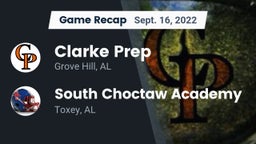Recap: Clarke Prep  vs. South Choctaw Academy  2022