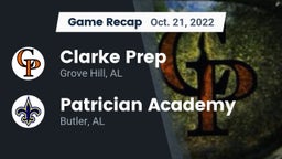 Recap: Clarke Prep  vs. Patrician Academy  2022