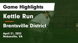 Kettle Run  vs Brentsville District  Game Highlights - April 21, 2022