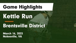 Kettle Run  vs Brentsville District  Game Highlights - March 16, 2023