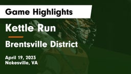 Kettle Run  vs Brentsville District  Game Highlights - April 19, 2023