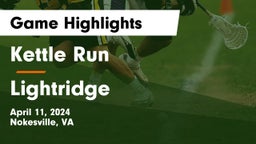 Kettle Run  vs Lightridge  Game Highlights - April 11, 2024