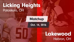 Matchup: Licking Heights vs. Lakewood  2016