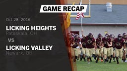 Recap: Licking Heights  vs. Licking Valley  2016