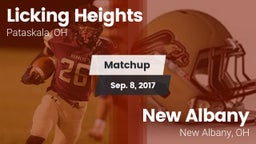 Matchup: Licking Heights vs. New Albany  2017