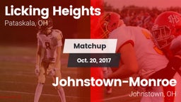 Matchup: Licking Heights vs. Johnstown-Monroe  2017