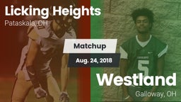 Matchup: Licking Heights vs. Westland  2018