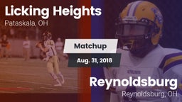 Matchup: Licking Heights vs. Reynoldsburg  2018