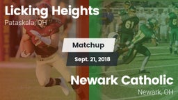 Matchup: Licking Heights vs. Newark Catholic  2018
