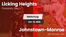 Matchup: Licking Heights vs. Johnstown-Monroe  2018