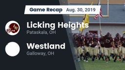 Recap: Licking Heights  vs. Westland  2019