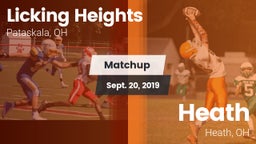 Matchup: Licking Heights vs. Heath  2019