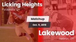 Matchup: Licking Heights vs. Lakewood  2019