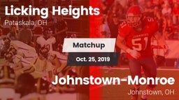 Matchup: Licking Heights vs. Johnstown-Monroe  2019