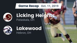 Recap: Licking Heights  vs. Lakewood  2019