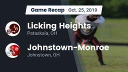 Recap: Licking Heights  vs. Johnstown-Monroe  2019