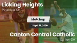 Matchup: Licking Heights vs. Canton Central Catholic  2020