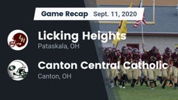 Recap: Licking Heights  vs. Canton Central Catholic  2020