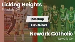 Matchup: Licking Heights vs. Newark Catholic  2020