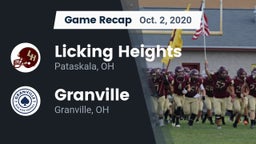 Recap: Licking Heights  vs. Granville  2020