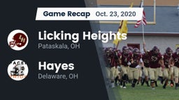 Recap: Licking Heights  vs. Hayes  2020