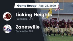 Recap: Licking Heights  vs. Zanesville  2020