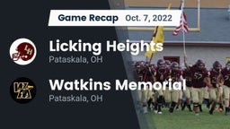 Recap: Licking Heights  vs. Watkins Memorial  2022