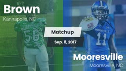 Matchup: Brown vs. Mooresville  2017