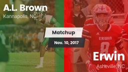 Matchup: A.L. Brown High vs. Erwin  2017