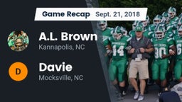 Recap: A.L. Brown  vs. Davie  2018