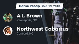 Recap: A.L. Brown  vs. Northwest Cabarrus  2018