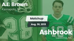Matchup: A.L. Brown High vs. Ashbrook  2019