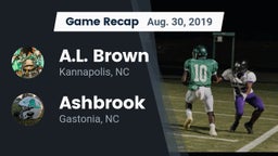 Recap: A.L. Brown  vs. Ashbrook  2019