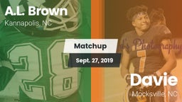 Matchup: A.L. Brown High vs. Davie  2019